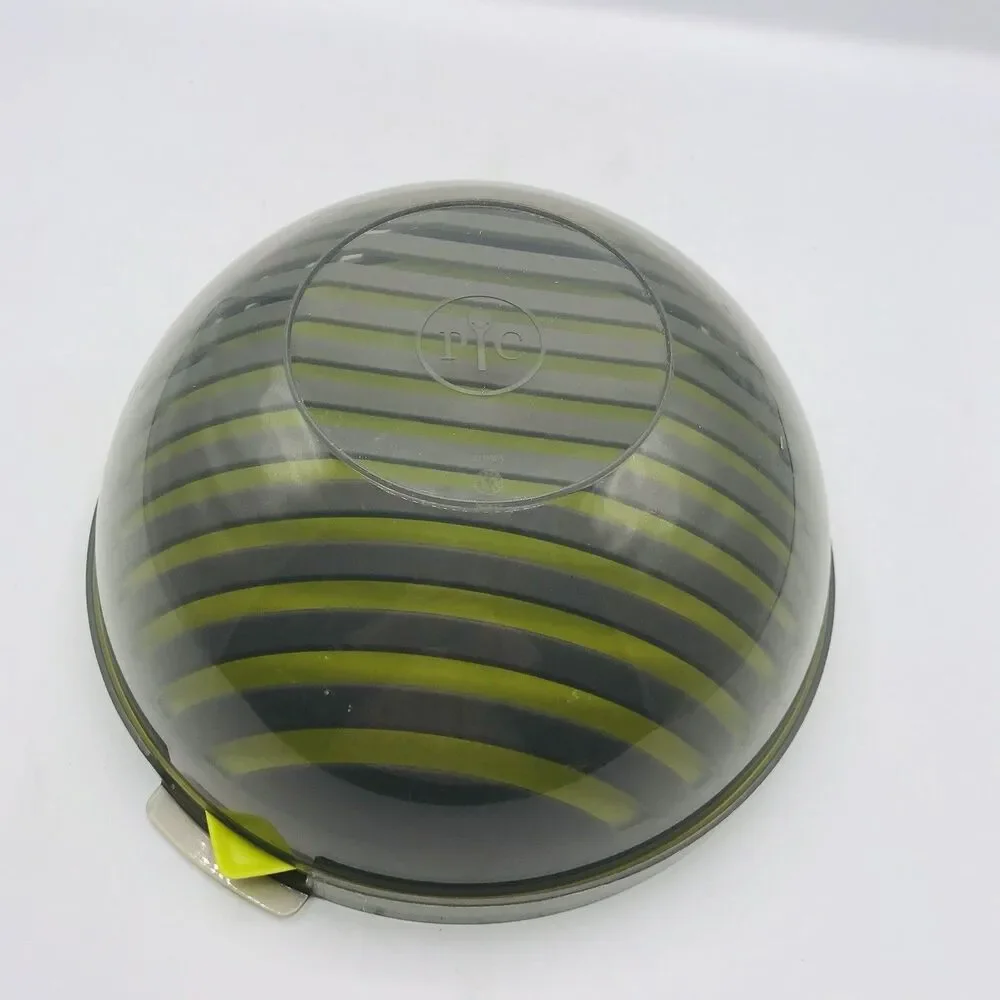 Pampered Chef Salad Bowl Green Grey Career, Preppy, Lunch Prep, Traditional